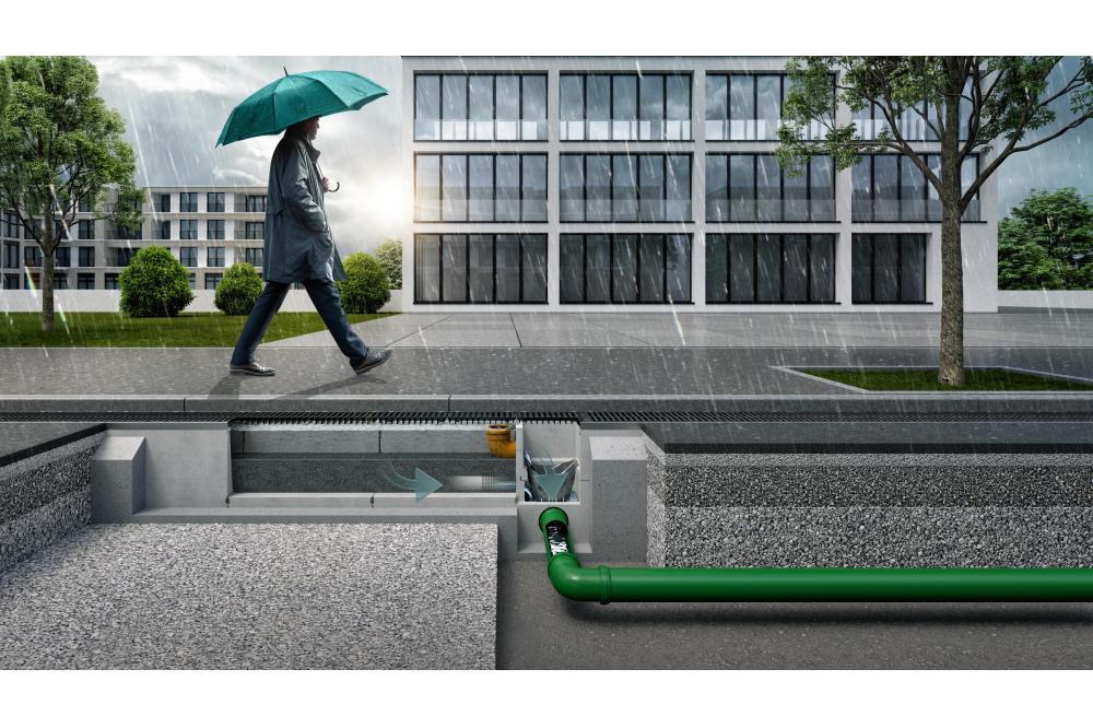 Regenwasser von Schadstoffen befreien: Mehr Flexibilit&auml;t durch Teilstrombehandlung